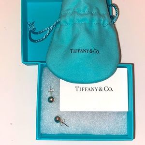 Silver Tiffany Ball Earrings